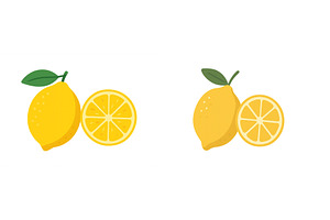 Fresh lemons displayed on a clean, a Food & Drink Photo by ZinetroN