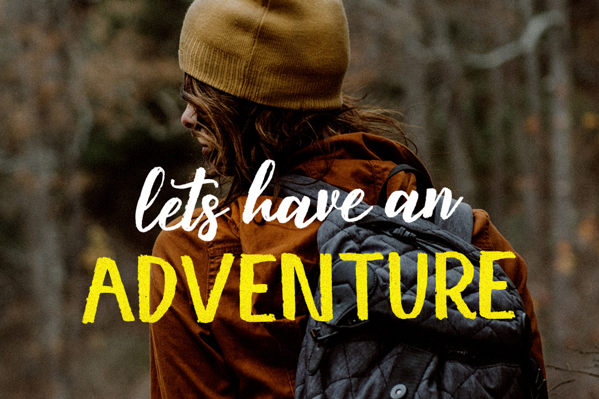 Bostary Brush Font Duo, a Script Font by Stripes Studio (Photo 6 of 7)