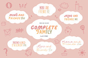Mono and Friends, a Script Font by alit design (Thumbnail 3 of 20)