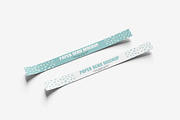 Paper Wristband Mockups, a Product Mockup by bimockup (Thumbnail 3 of 6)