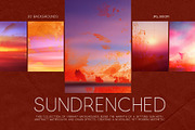 Grainy Sunset Abstract Backgrounds, a Background Graphic by Elena Pimonova (Thumbnail 1 of 8)