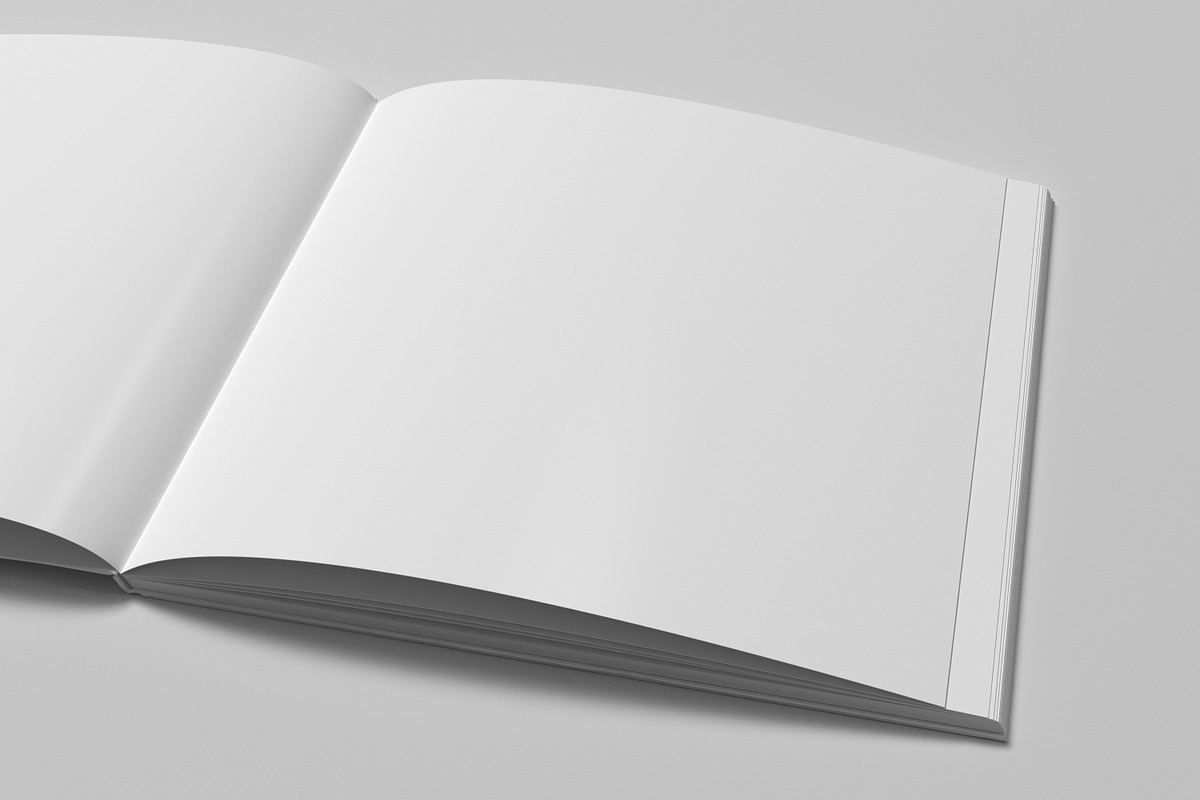 Square Photobook Mock-Up 2, a Books & Magazine Mockup by AY Mock-Ups (Photo 9 of 10)