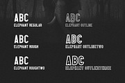 Elephant Font Family -50%, a Sans Serif Font by VP Fonts (Thumbnail 2 of 14)