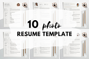 Resume with Photo Template Bundle, a Resume Template by LucaTheme (Thumbnail 1 of 6)