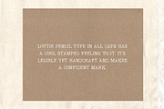 Lottie Pencil Script & Type Duo, a Script Font by Margot + Co (Thumbnail 8 of 11)