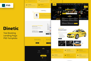 Taxi Booking Landing Page Template