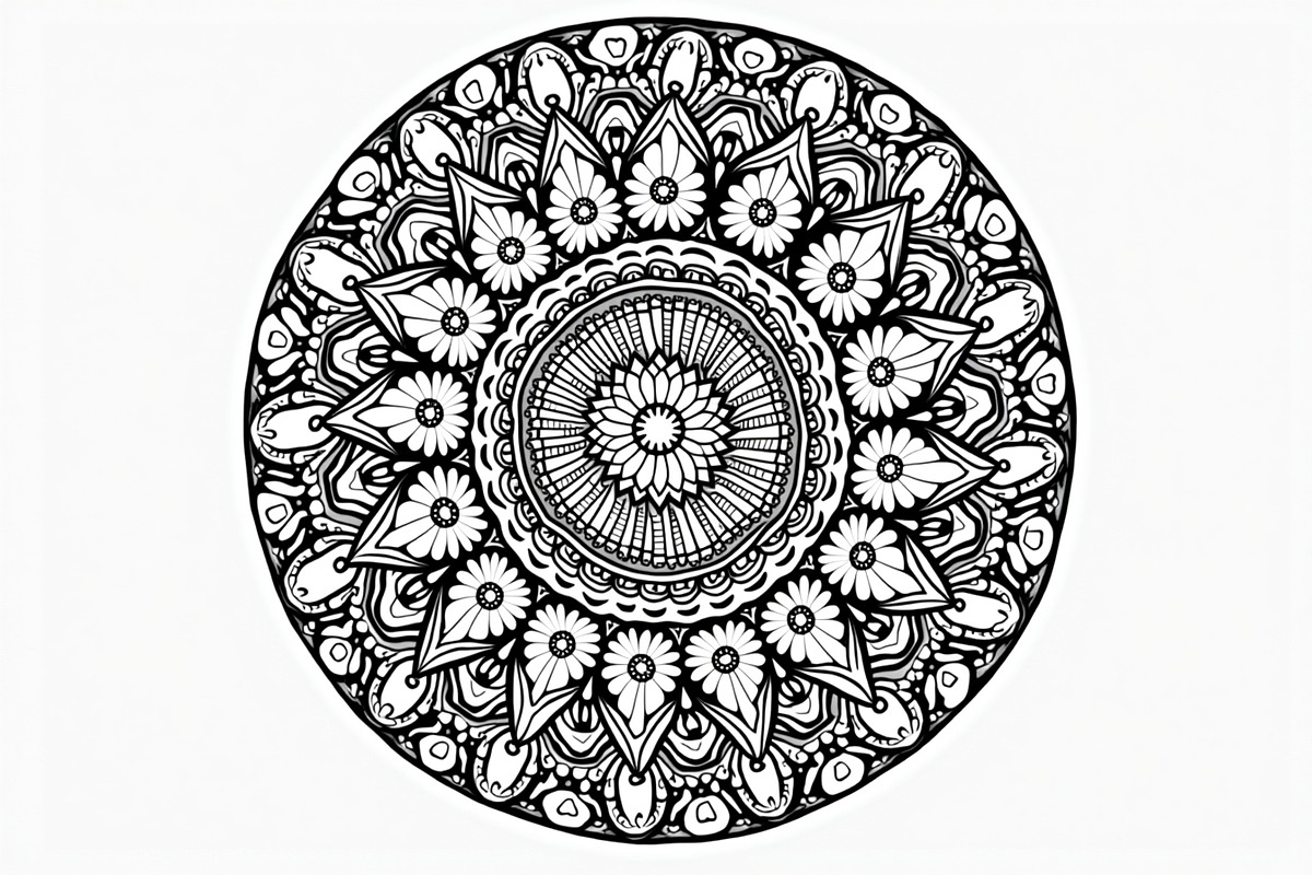 Mandala Floral Circle Pack, an Illustration by BIPLOB EXPERT (Photo 9 of 9)