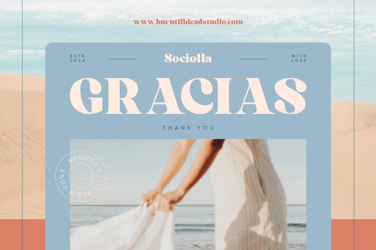 Sociolla, a Serif Font by Burntilldead (Photo 11 of 13)