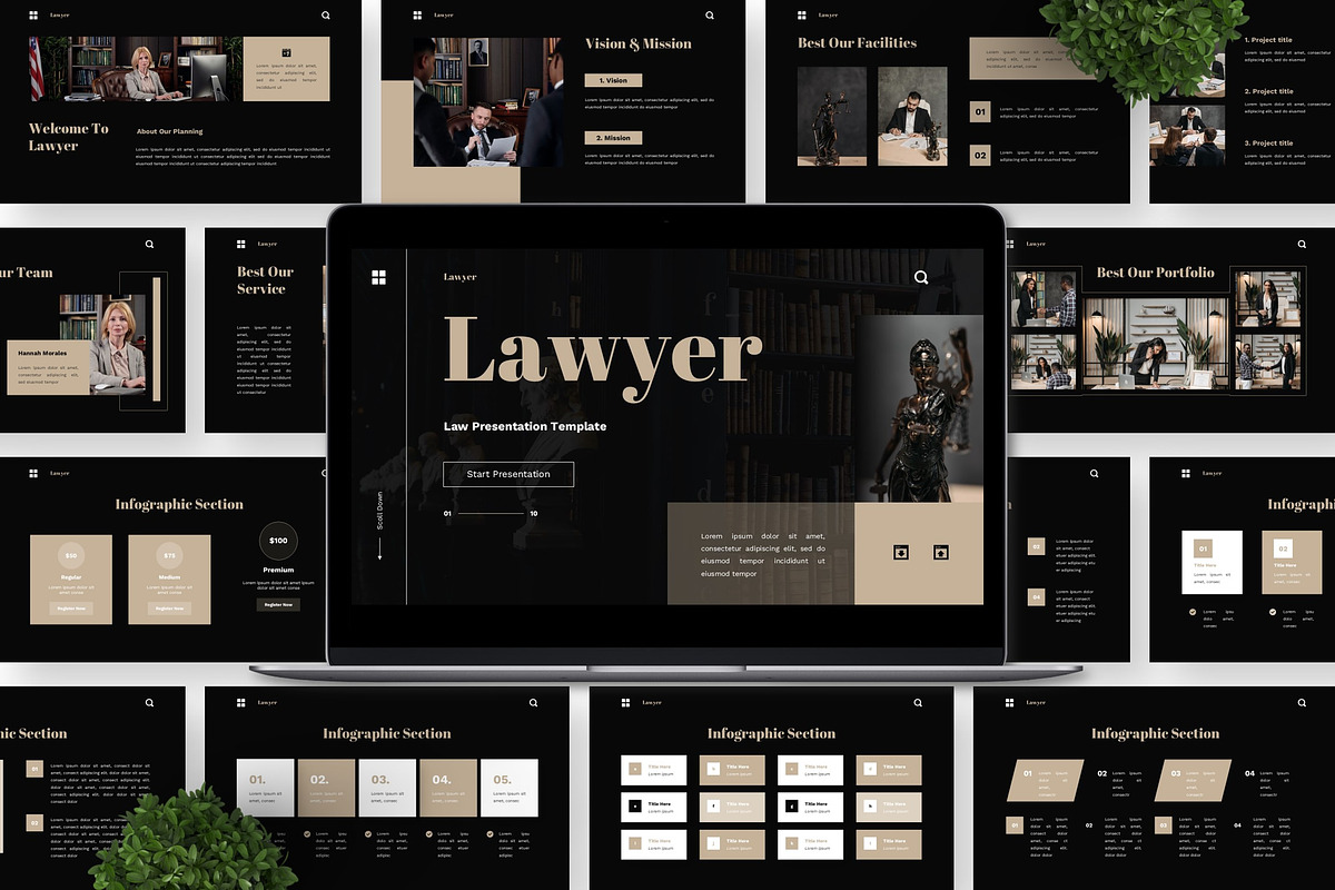 Lawyer - Law Powerpoint, a Presentation Template by Deepslide Studio (Photo 6 of 6)