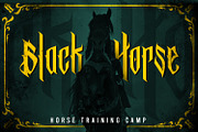 Bathory - Blackletter font, a Blackletter Font by Brightone (Thumbnail 5 of 6)