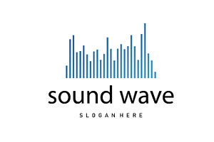 audio music logo sound wave design, a Branding & Logo Template by Maylianaw28