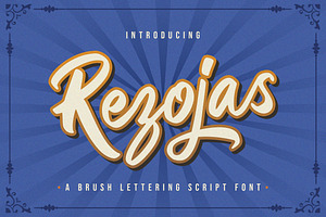 Rezojas - Bold Script Font