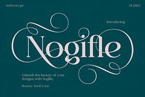 Nogifle Beauty Serif Font