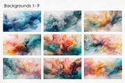 Abstract Liquid Backgrounds - Pastel, a Background Graphic by ArtIrisArt (Thumbnail 3 of 13)