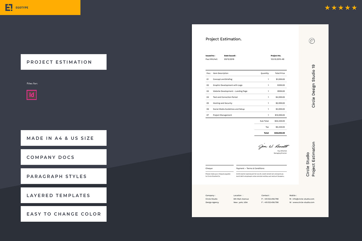 Proposal Pitch Pack, a Brochure Template by Egotype (Photo 73 of 77)