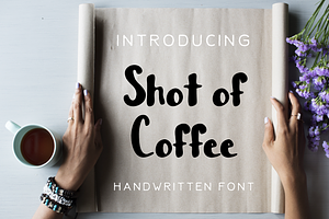 Shot Of Coffee Font