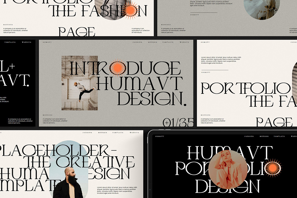 Humavt Google Slide Template, a Presentation Template by slidenotion (Photo 1 of 8)