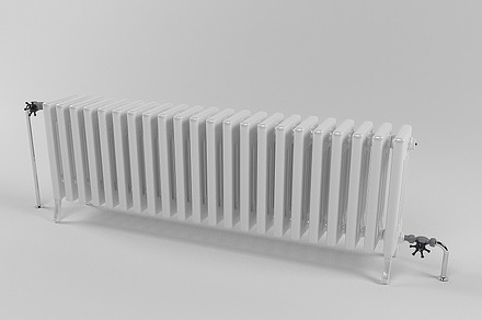 Charlston 41 heating radiator, an Object 3D Model by inDahouze