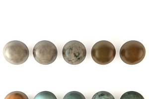 10 Bronze Material Shaders For C4D