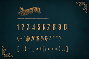 Aimerva, a Blackletter Font by ilhamtaro (Thumbnail 8 of 12)
