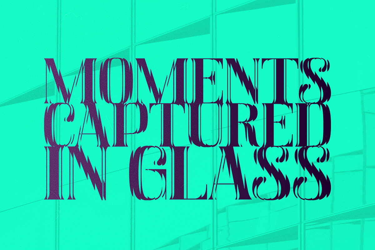Reglass - Refractive Serif Font, a Serif Font by Gleb Guralnyk (Photo 3 of 6)