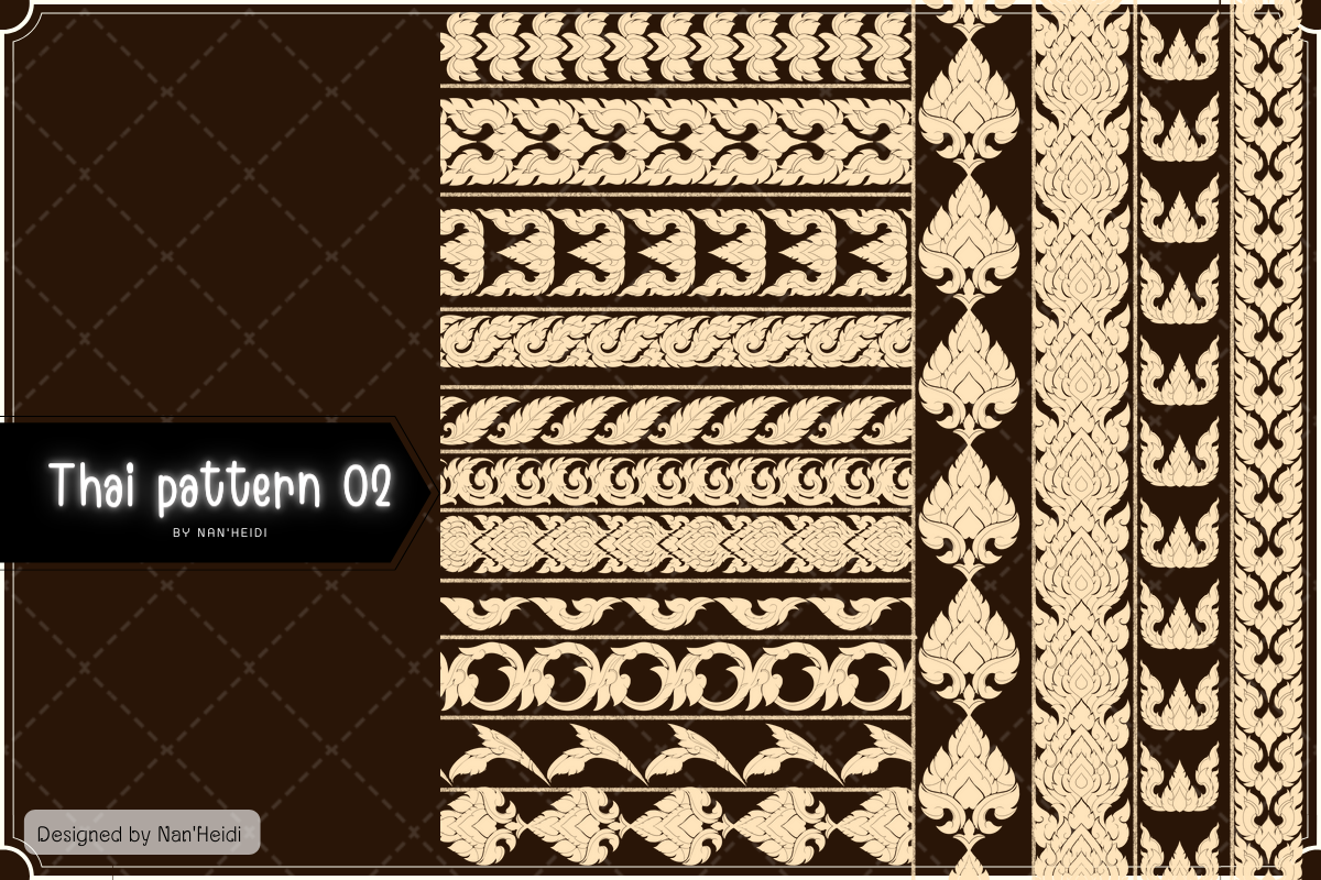 112 Thai pattern 02 NHD, a Brush Add-On by Nan'Heidi (Photo 6 of 8)
