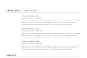 Resume Template / CV, a Resume Template by CreativeZoom (Thumbnail 6 of 7)