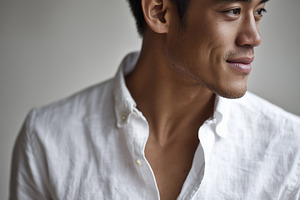 Side profile portrait of a confident, a Person Photo by MistyDay