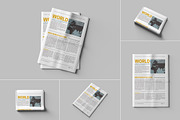 Newspaper Mockups, a Print Template by artimasa (Thumbnail 1 of 6)