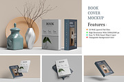Book Cover Mockup A4, a Magazine Template by Creative_A23 (Thumbnail 1 of 11)