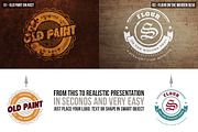 Straight View Logo Mock-ups, a Product Mockup by Cruzine (Thumbnail 2 of 5)