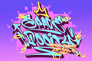 Space Oddity | Music Graffiti Font, a Blackletter Font by Ardana Creative (Thumbnail 1 of 13)