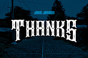 HURACÁN, a Blackletter Font by jakejarkor (Thumbnail 5 of 5)
