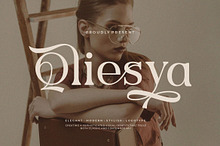 Qliesya || Modern Elegant Serif Font