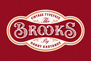 Brooks Vintage Font | Serif Fonts ~ Creative Market