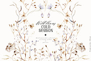 Cold season - watercolor wildflowers, a Decorative Illustration by Pamyatka Shop (Thumbnail 3 of 18)
