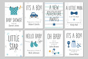 Baby shower invitations, a Card Template by Paper Cards (Thumbnail 3 of 3)