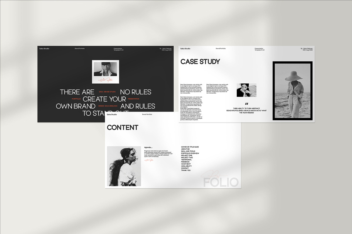 SAKA | Brand Portfolio Template, a Presentation Template by Graphpexel (Photo 5 of 10)