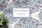 Turkish Medallion Patterns & Motifs, a Pattern Graphic by Zeesi Design Garden (Thumbnail 1 of 10)