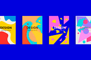 Abstract modern cover designs, a Decorative Illustration by Noires (Thumbnail 3 of 5)