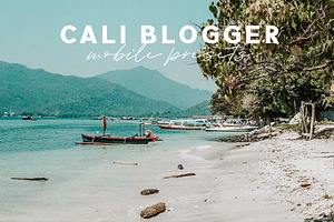 Cali Blogger Lightroom MOBILE Preset