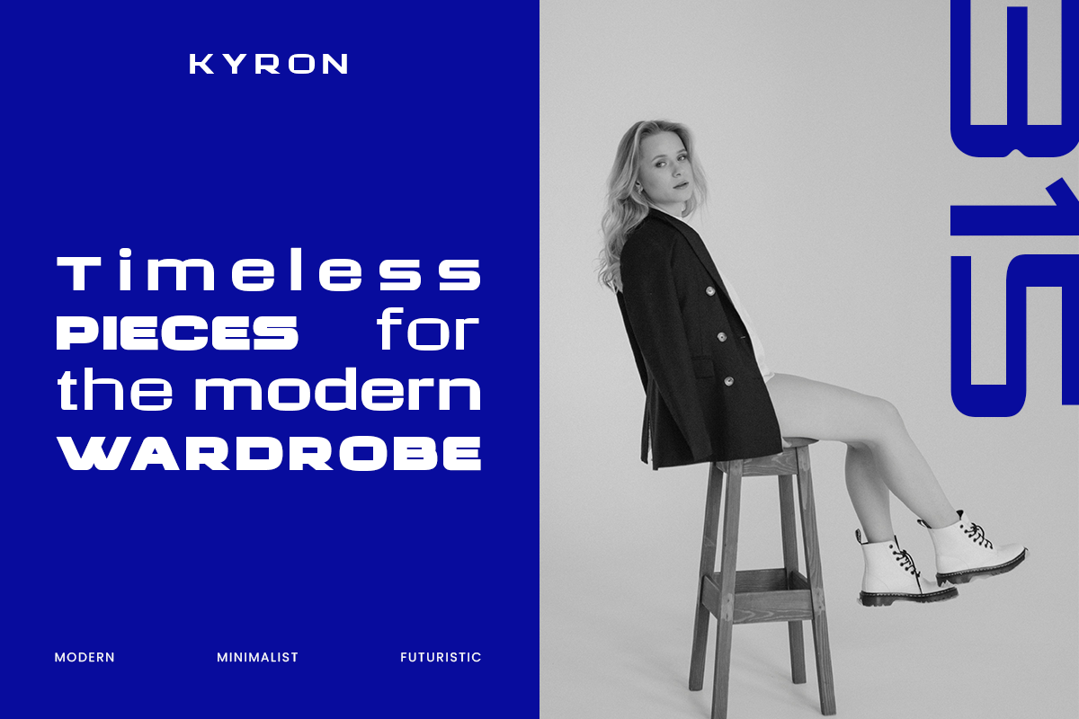Kyron - Futuristic Modern Font, a Sans Serif Font by roomspace creative lab (Photo 3 of 10)
