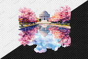 Watercolor Washington Scenes Clipart, an Illustration by Creative Art (Thumbnail 7 of 9)