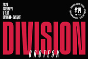 Division Grotesk Font Family, a Sans Serif Font by Asenbayu (Thumbnail 1 of 15)