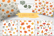 Autumn Atmosphere set, an Animal Illustration by Cozy pattern shop (Thumbnail 3 of 7)