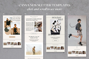 Selena - Canva Newsletter Templates