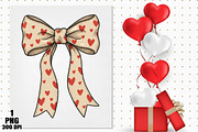 Valentine’s Day Coquette Bow PNG, an Illustration by Daily.Designs (Thumbnail 3 of 5)