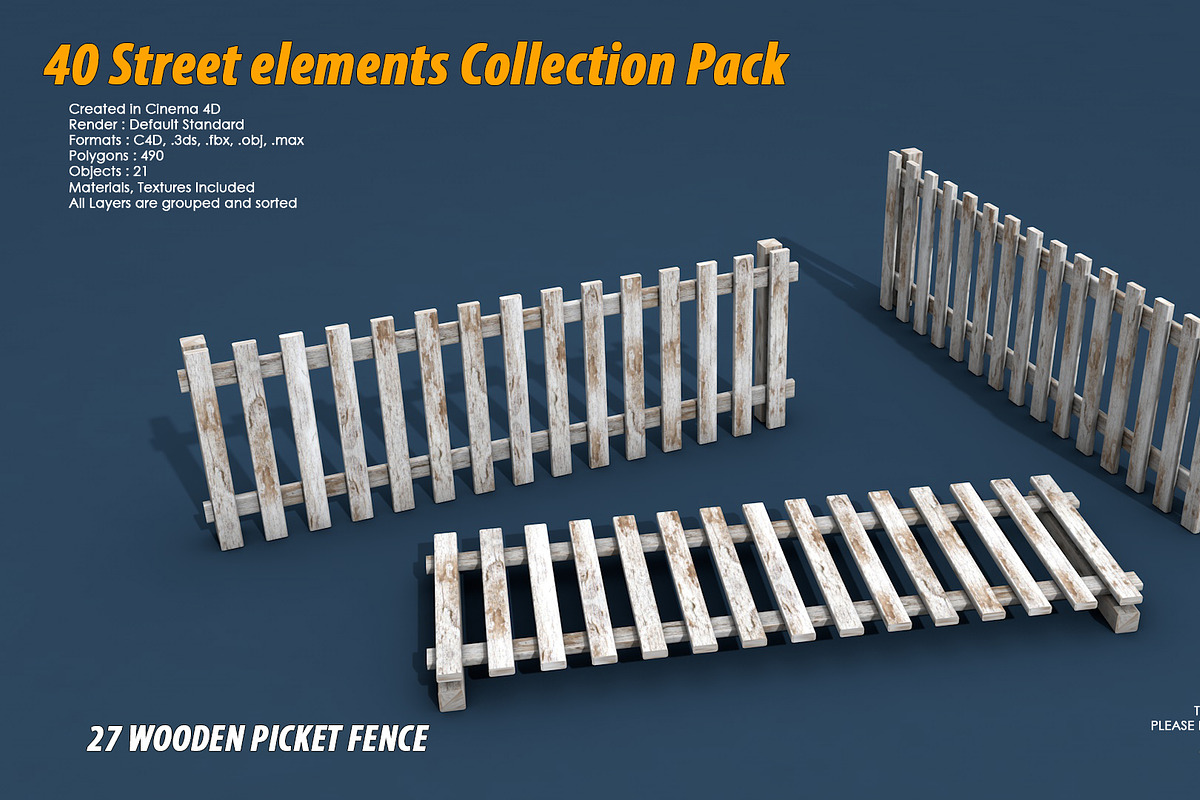 40 Street elements Collection Pack, an Architecture 3D Model by multimedia4ds (Photo 54 of 70)