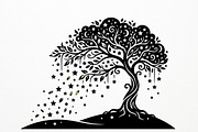Elegant dream tree silhouette design, a Healthcare Illustration by Amazin_art (Thumbnail 43 of 49)