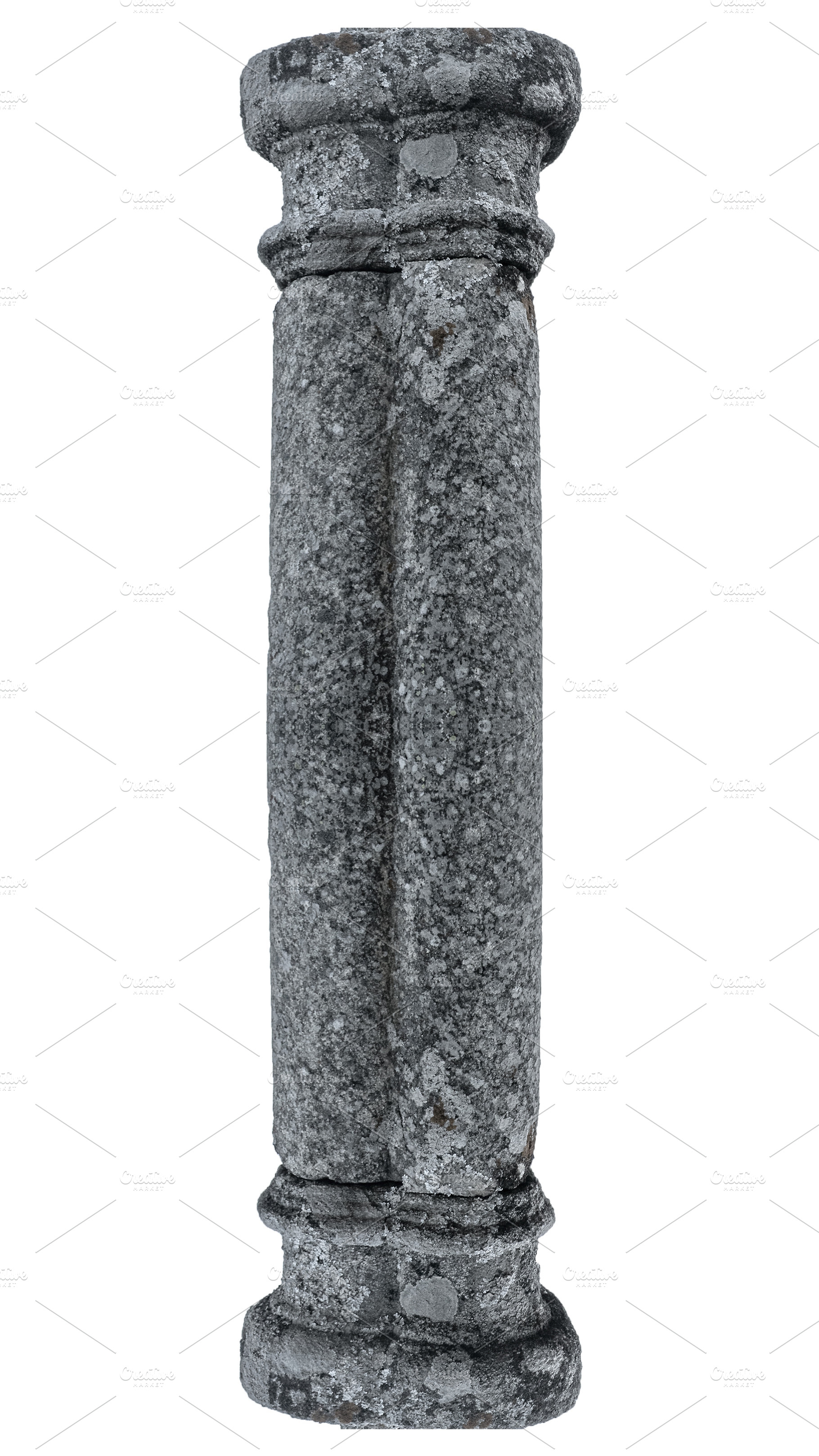Isolated image of ancient stone material column, an Architecture Photo by DanFLCreativo